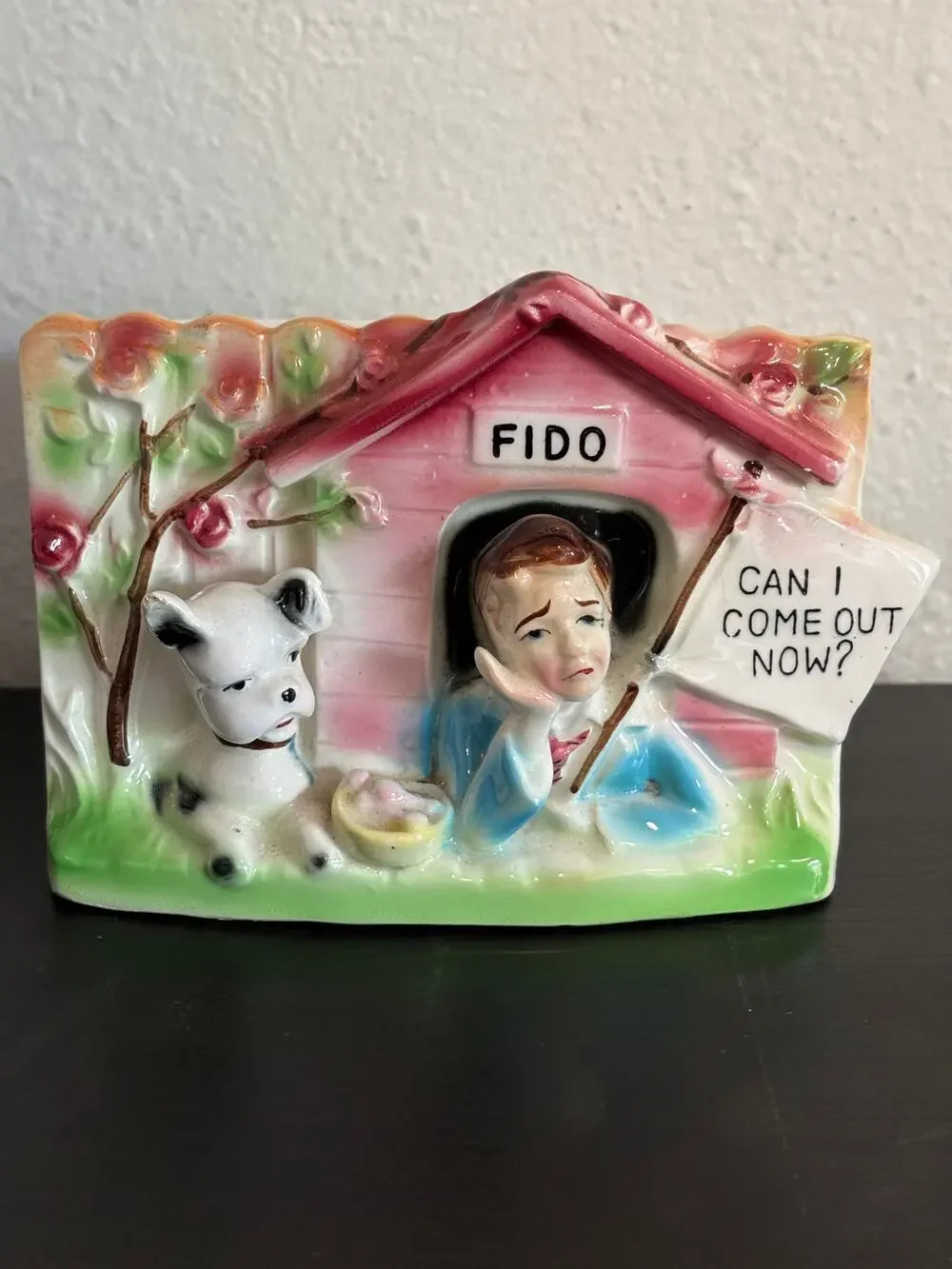 Vintage Rubens Planter Man in the Dog House Fido Dog 1960 Rare Excellent